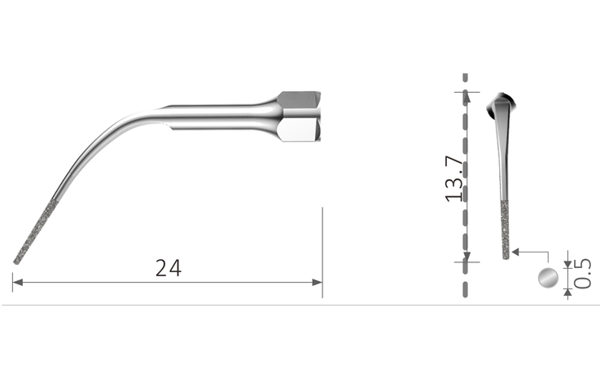 Image de Punta Scaler Adatta per attacchi Satelec® / PD3D